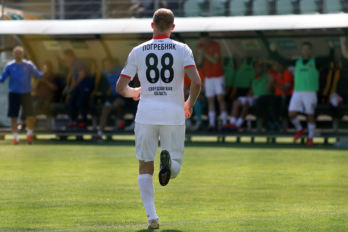 Павел Погребняк – лучший игрок «Урала» в матче против «Анжи»