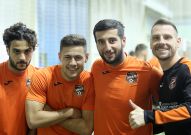 Тренировка «Урала» в манеже