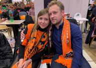 Болельщики «Урала» в ТРЦ «Мега»