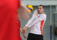 Михал Кухарчик и Рафал Августиняк побывали на тренировке волейбольного клуба