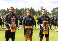 Тренировка «Урала» в Екатеринбурге перед вылетом в Казань