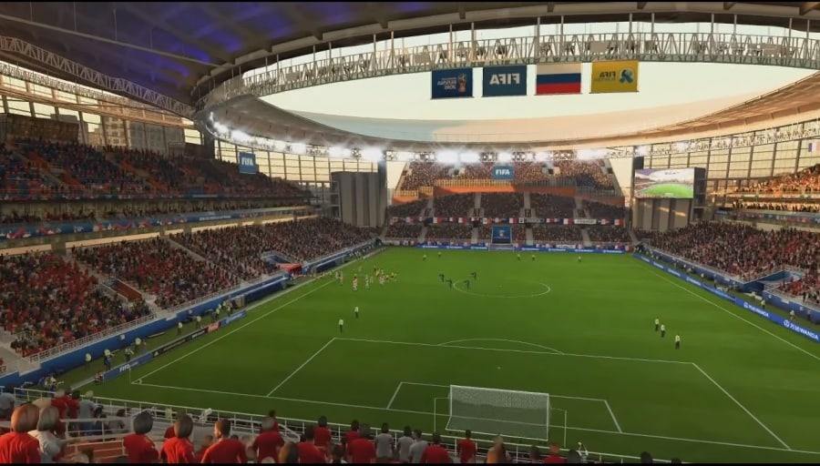 «Екатеринбург Арена» появилась в компьютерной игре FIFA 18 World Cup