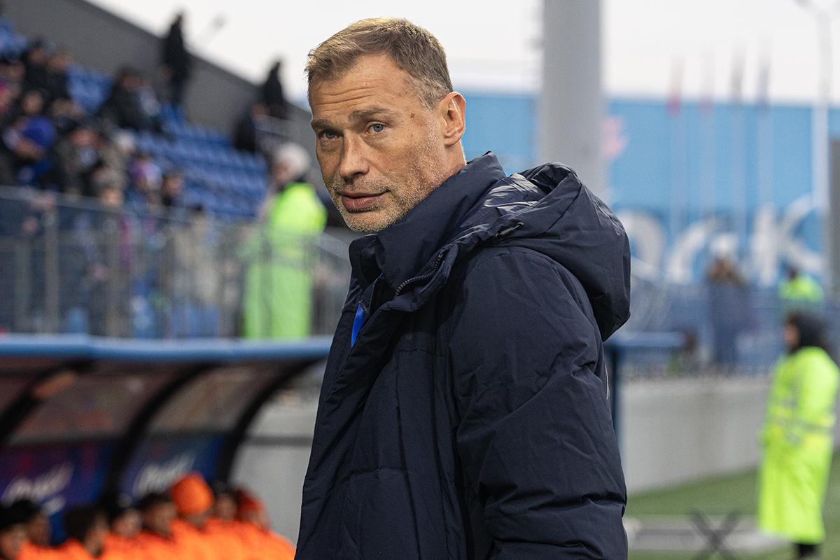 Пресс-конференция Василия Березуцкого по итогам матча «Факел» – «Урал»